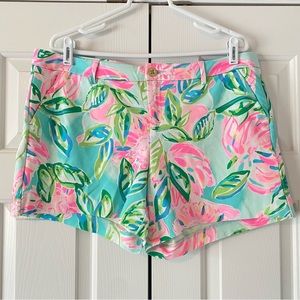 NWT Callahan Knit Shorts in Totally Blossom, Size 16
